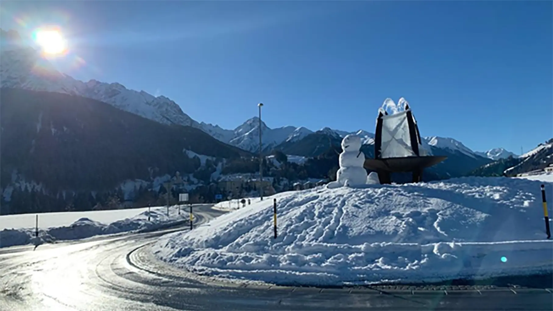 Skigebiet Scuol Background